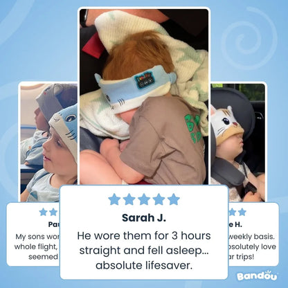 Kids Bluetooth Animal Headphones — Soft, Comfy & Stays On