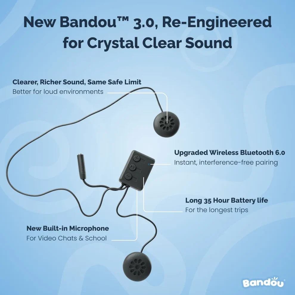 Kids Bluetooth Animal Headphones — Soft, Comfy & Stays On